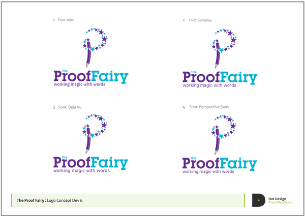 Logo Design Process – The Proof Fairy