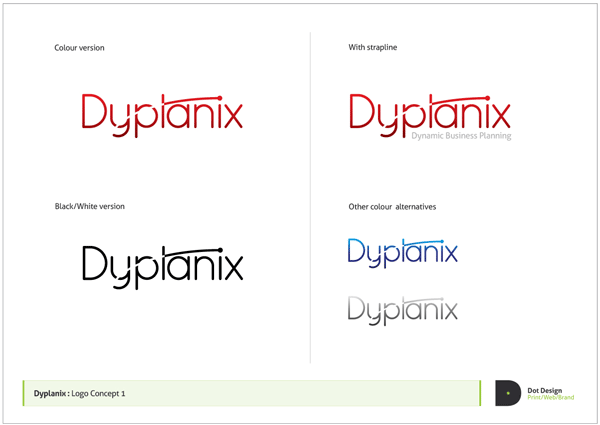 Identity Design Process – Dyplanix 2