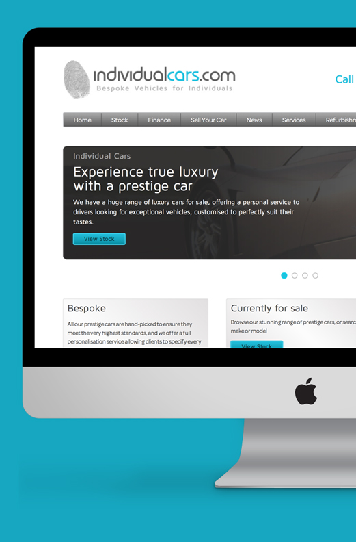 Individual Cars Website Design