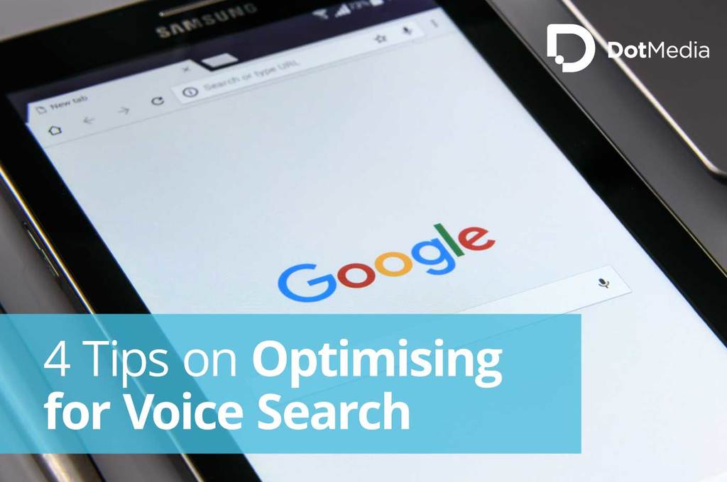 4 Tips on Optimising for Voice Search 1 google search screen on a mobile