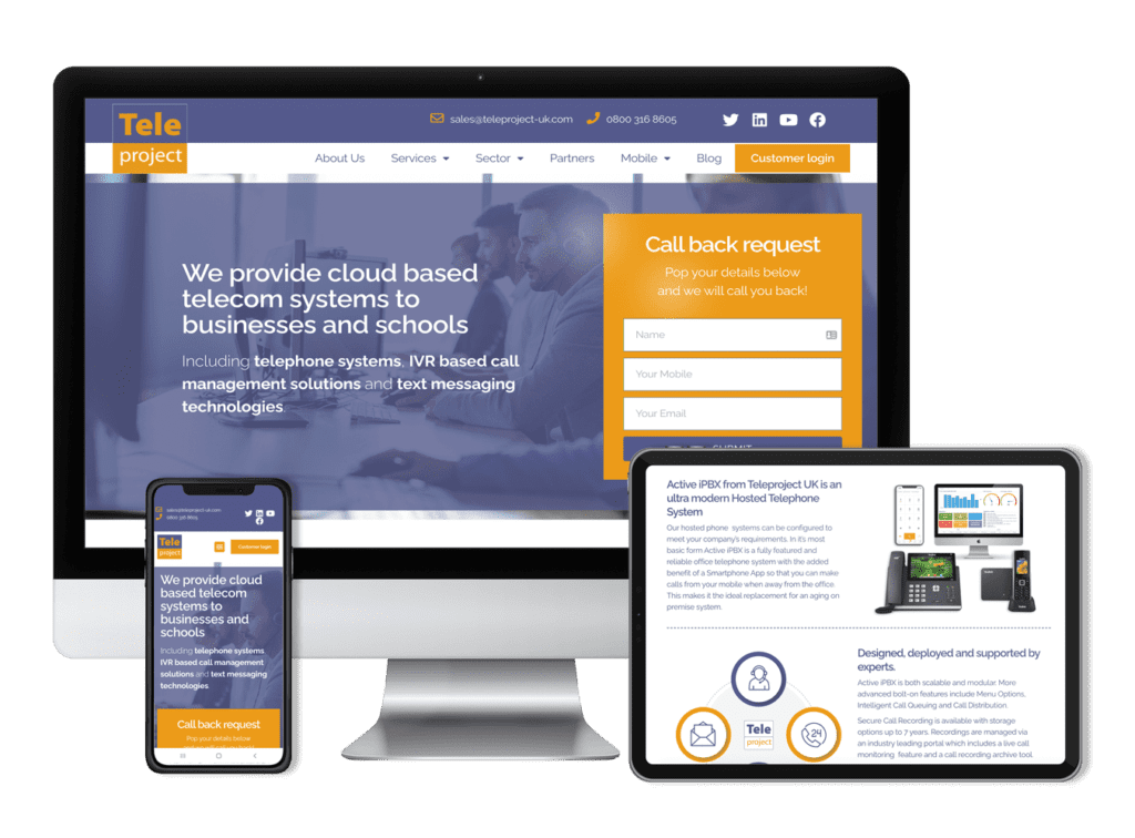 Teleproject UK – Website Design and Development 1 Teleproject UK – Website Design and Development 1