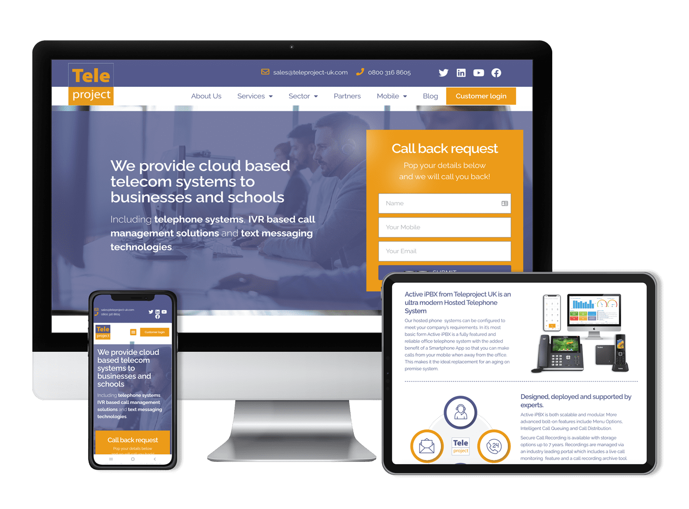 Teleproject UK – Website Design and Development 4 Teleproject UK – Website Design and Development 4