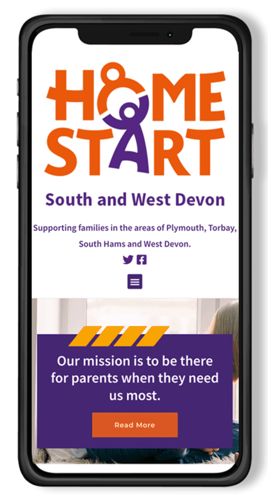 Home Start mobile design
