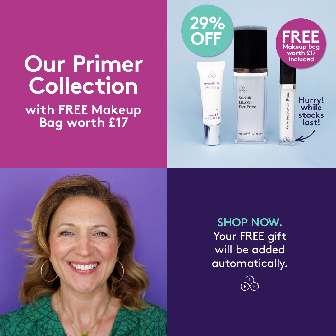 Look Fabulous Forever — Our Primer Collection with free makeup bag ad