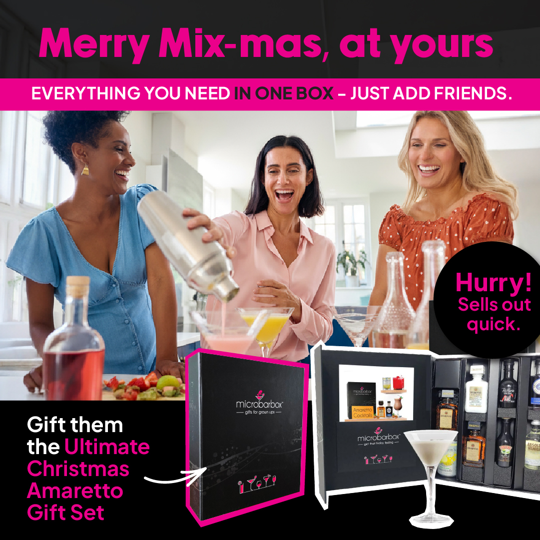 Microbarbox — Merry Mix-mas, Ultimate Christmas Amaretto Gift Set ad