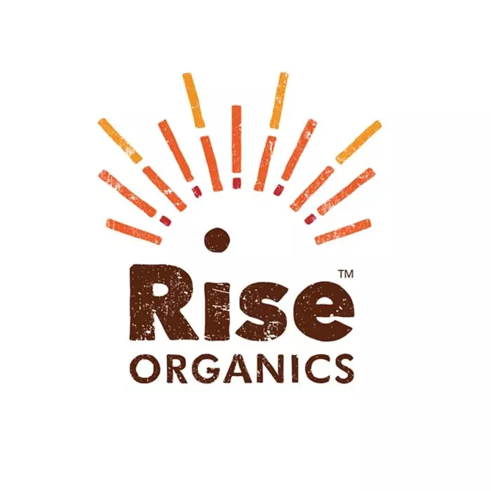 Rise Organics branding and packaging design
