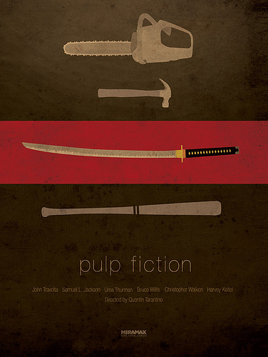 Quentin Tarantino Film Poster Designs