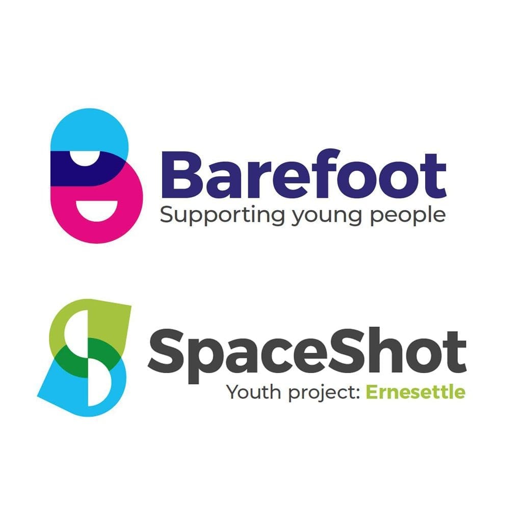 Barefoot and SpaceShot logo designs